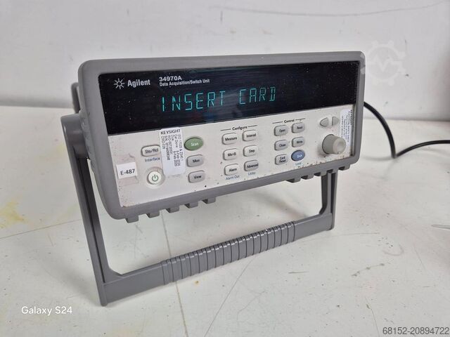 Agilent Data Aquisition 34970A Switch Unit Agilent 34970A