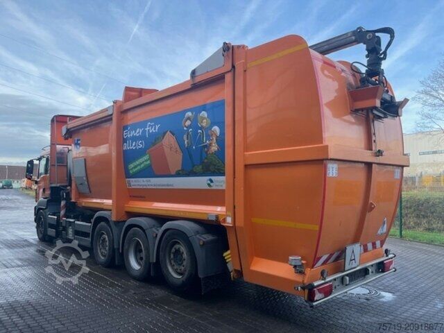 Garbage truck MAN 26.400 8x2-6 TGS HS/Kran Palfinger/Euro6