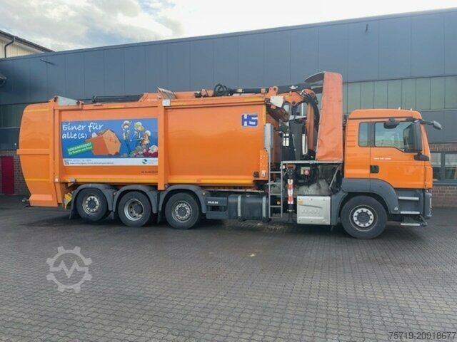 Garbage truck MAN 26.400 8x2-6 TGS HS/Kran Palfinger/Euro6