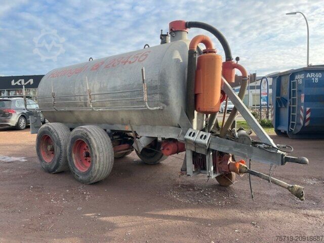 Tanker trailer Kotte VT 7000/8 Güllefass mit Pumpe