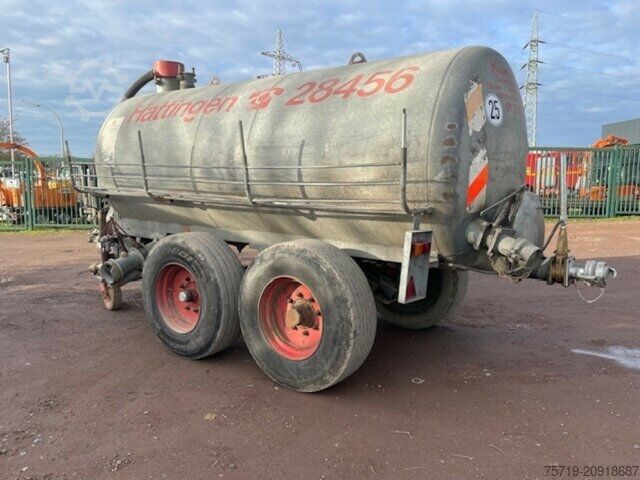 Tanker trailer Kotte VT 7000/8 Güllefass mit Pumpe