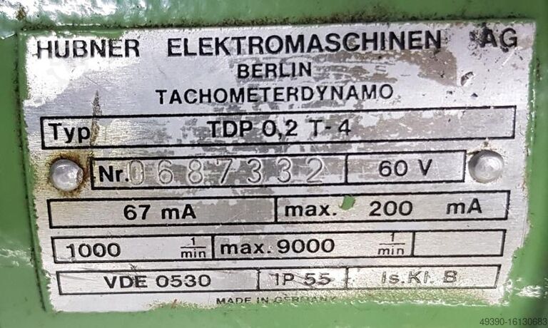 Antriebsmotor, Gleichstrom-Servomotor, Spindelmotor, Elektromotor, Hauptspindelmotor, Gleichstrommot LENZE GFQBT 80-24