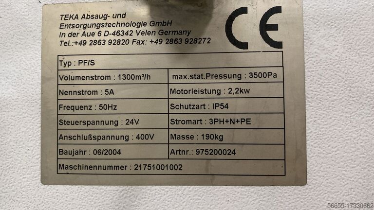 3-axis machining center with extraction Ingersoll OPS 800 HSC-42.000 1/min