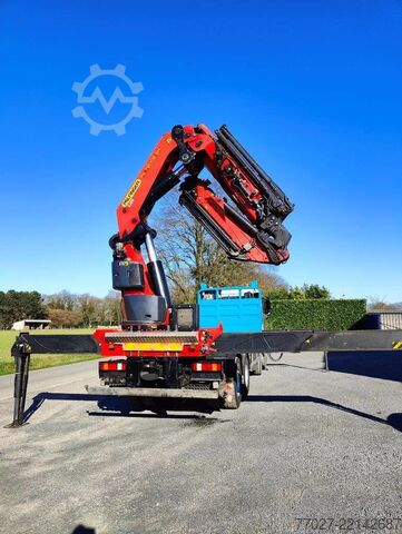 Loading platform Mercedes-Benz Actros 4151 V8 8x4 roofcrane / dachdecker Palfi...