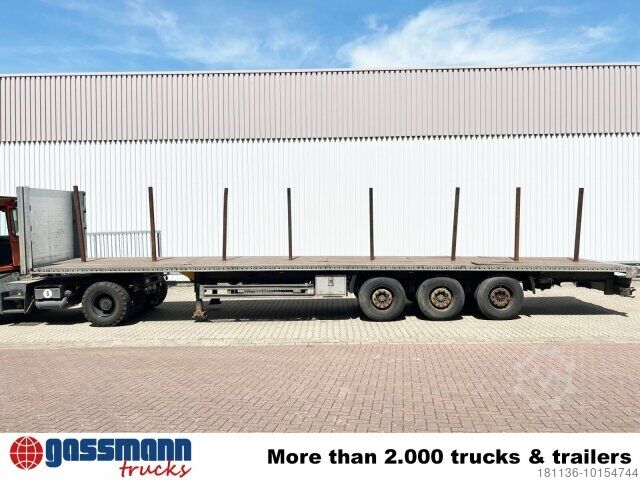 Auflieger mit Pritsche & Plane Humbaur HSA 2006, Verzinkt