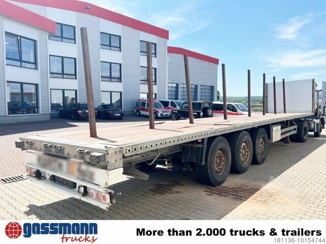 Auflieger mit Pritsche & Plane Humbaur HSA 2006, Verzinkt