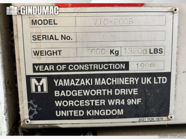 Mazak MAZAK VTC-200B Mazak MAZAK VTC-200B