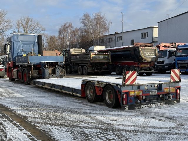 Low loader semitrailer FAYMONVILLE STBZ-2V Tieflader 2 Achse *§70 vorhanden