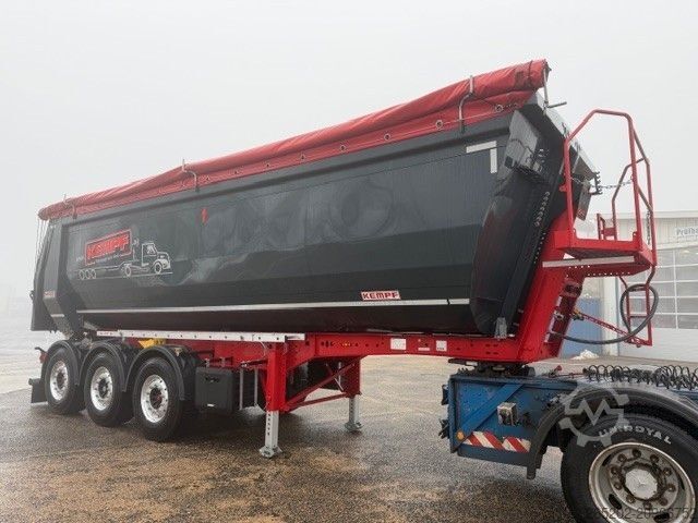 Tipper semitrailer KEMPF Stahlhalbschalenmulde 3 x 9 t, 34 cbm