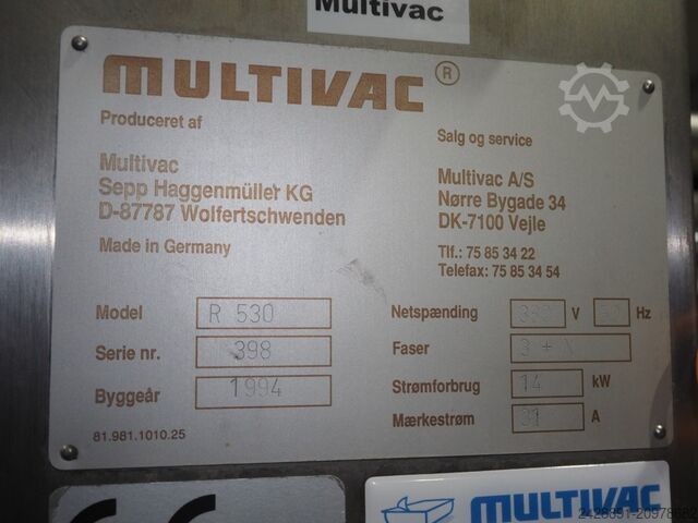 Thermoformer Multivac R 530