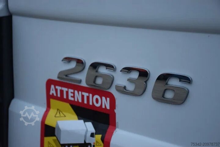 Sliding tarpaulin Mercedes-Benz Actros 2636