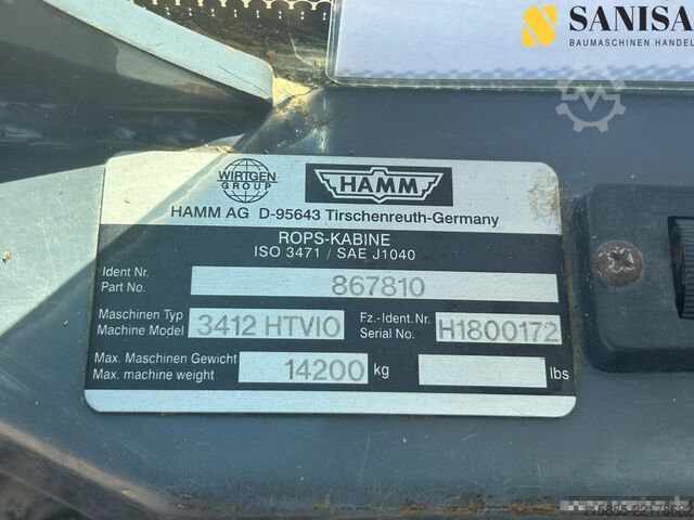 Single drum roller Hamm 3414 HT VIO/Walzenzug/14 TO.