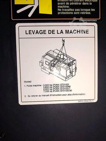 CNC lathe DN Solutions Puma GT3100L
