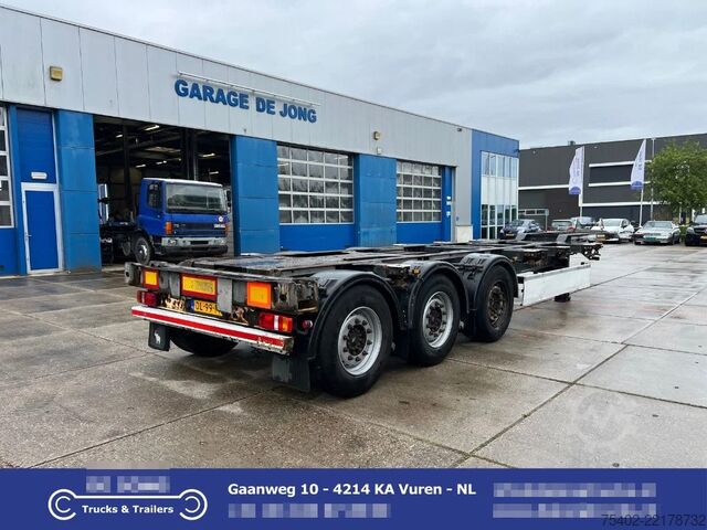 Container transport Schmitz Cargobull SCF 24 / 1x Lift Axle / 2x Extendable