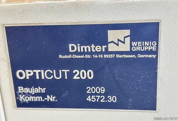 Optimization cross cut line GreCon OptiCut 200