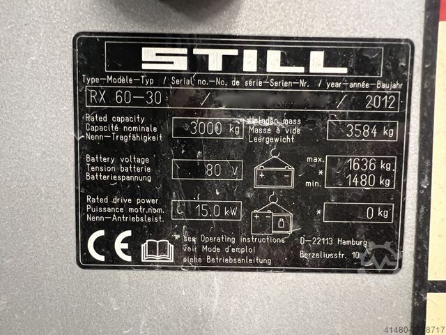 Fork Lift STILL RX 60-30