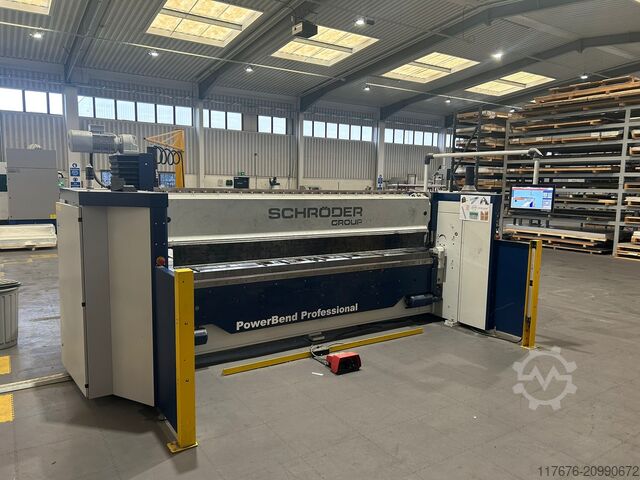 Sheet metal folder SCHRODER POWERBEND PROFESSIONAL 3200/3.0