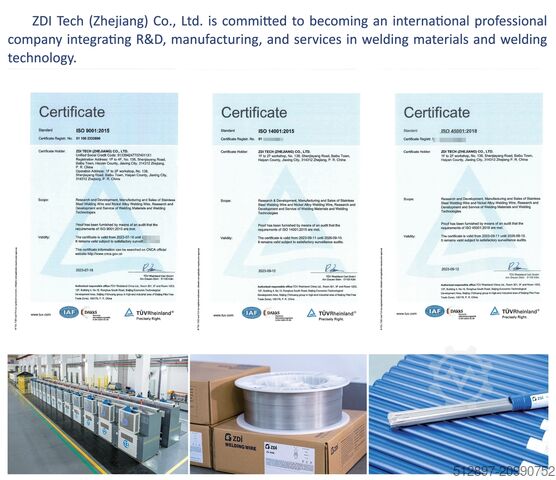 Quality Welding Consumables, Wires, Rods ZDI Welding Consumables WIRE_ROD