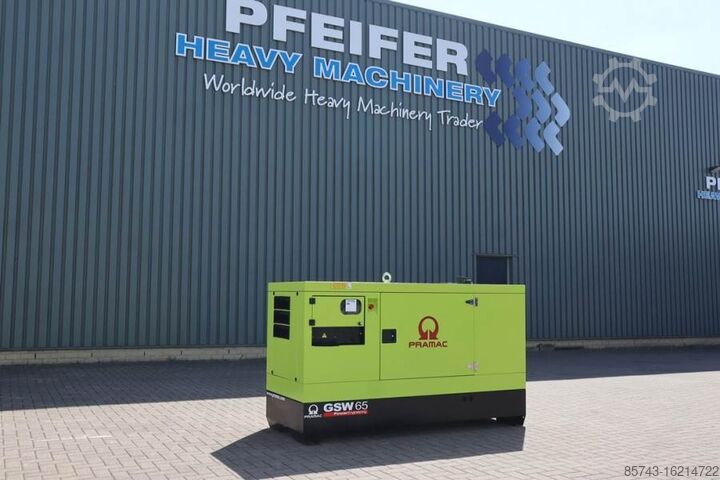 Generator set Pramac GSW65P-ACP Unused, Valid inspection, *Guarantee! D