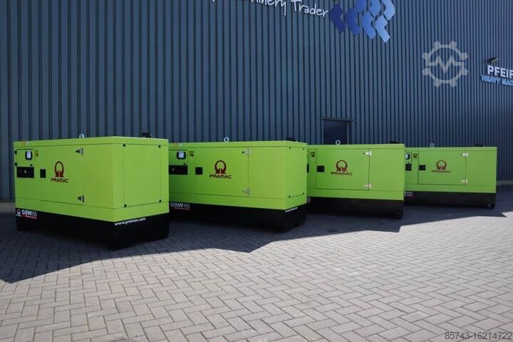 Generator set Pramac GSW65P-ACP Unused, Valid inspection, *Guarantee! D