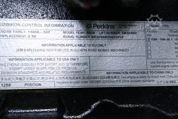 Generator set Pramac GSW65P-ACP Unused, Valid inspection, *Guarantee! D