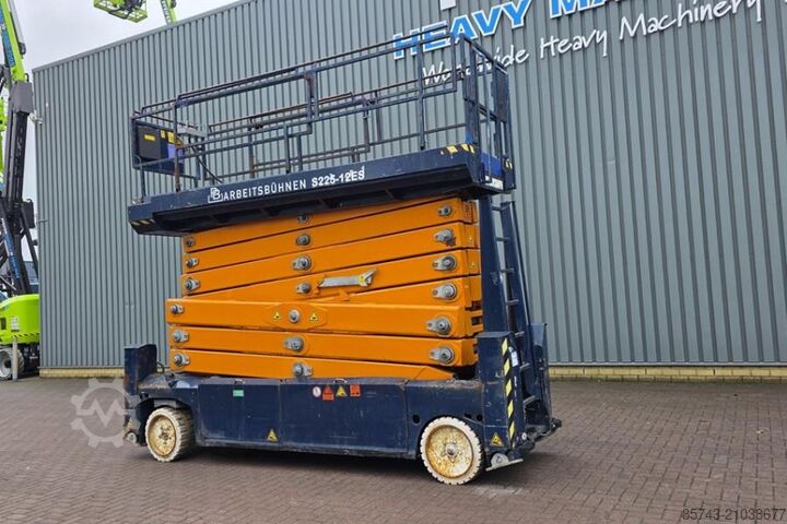 Scherenhebebühne PB Lifttechnik S225-12ES Electric, 22.5m Working Height, 450kg Ca