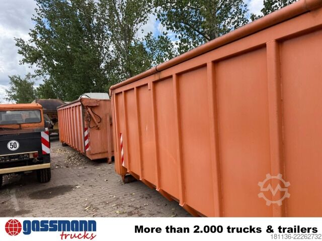 Roll-off container  Abrollcontainer mit hydr. Deckel ca. 27m³