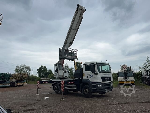 LKW-montierte Hubarbeitsbühne MAN TGS 26.320 6x2-2 BL with Oil Steel Eagle 3526 (35m)