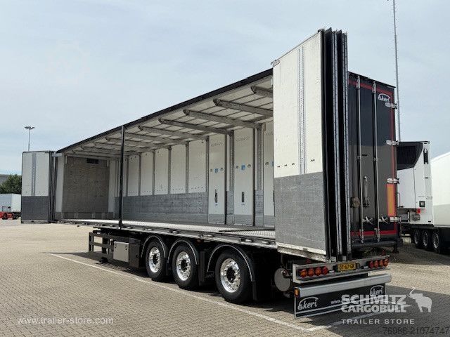 Kühlauflieger Ekeri Tiefkühler Multitemp Doppelstock Trennwand