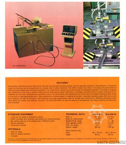 Ring- & Profilbiegemaschine TAURING Slalom 60
