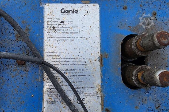 Scherenhebebühne Genie GS1932 Electric, Working Height 7.8 m, 227kg Capac