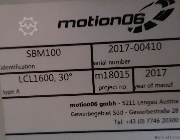 Motion06 angled-belt conveyor 30° 1615-1150-1050 Motion06 