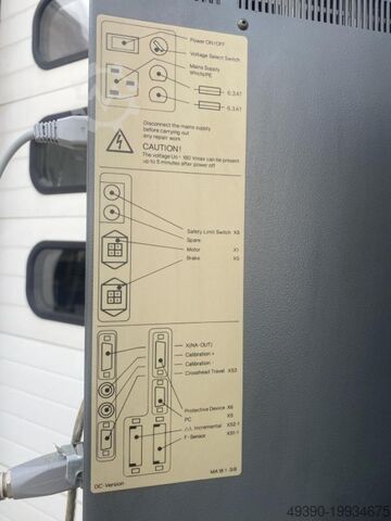 Statische Materialprüfmaschine Universalprüfmaschine AllroundLine mit zwei Prüfräumen, Zugprüfmaschi ZWICK / ROELL AllroundLine Z010 / TH2S