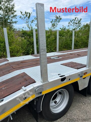Tieflader Anhänger Möslein T 3-8,20 P VB H1  3 Achs Tieflader mit gerader Ladefläche 8,20 m, Neufahrzeug