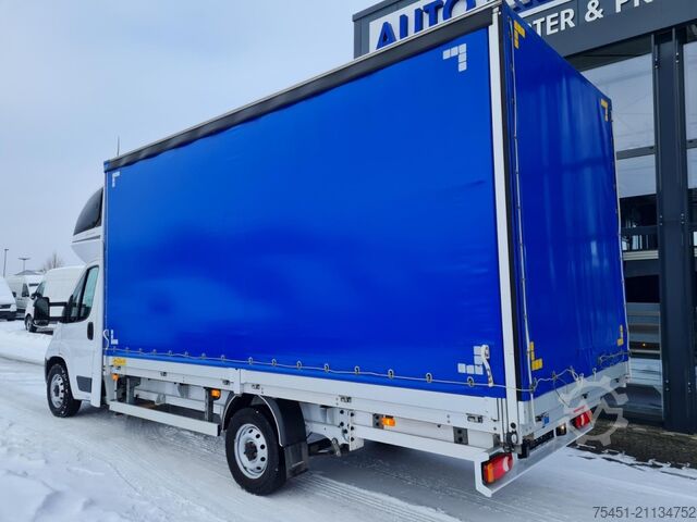 Transporter mit Pritsche & Plane Fiat Ducato 35 Pritsche Plane 180 Schlafkab. Klima