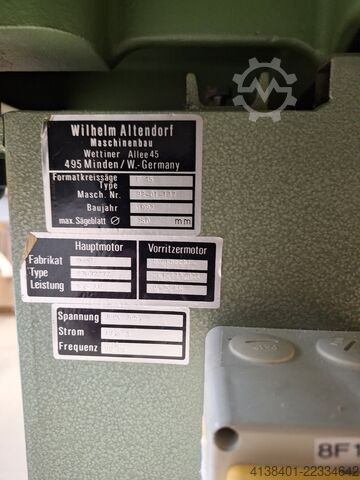 Sliding table saw Altendorf F 45