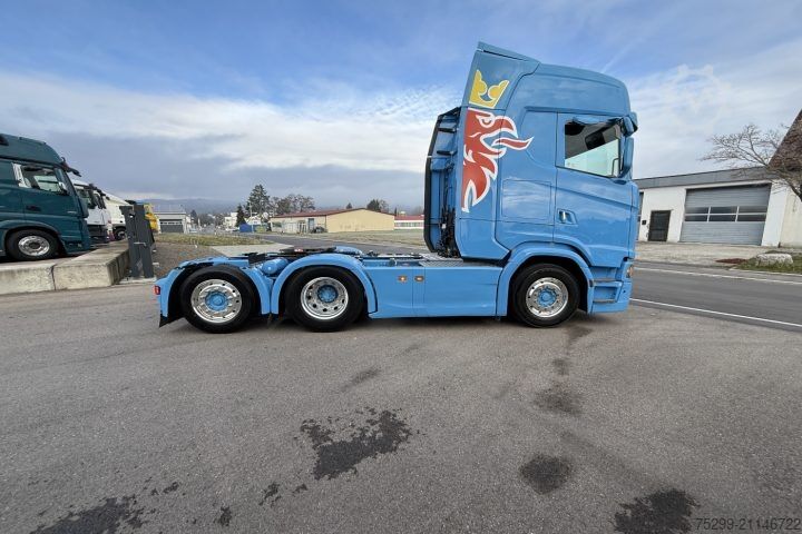 Standard tractor unit Scania S520 V8 6x2 Kipphydraulik / Swiss-Vehicle