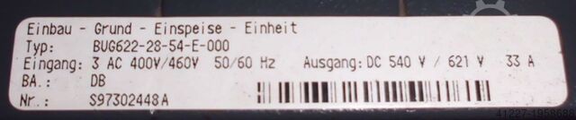 Basic feed-in unit Baumüller BUG622-28-54-E-000