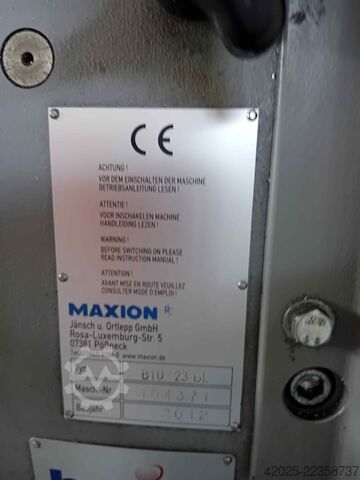 Innengewindeschneidmaschine MAXION - IXION BTU 23 GL