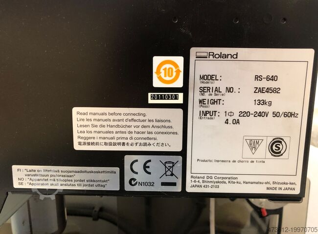 Digital printing machine / sublimation azongermany.de/ROLAND RS-640