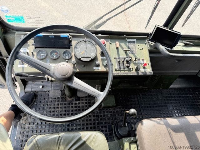 Flatbed truck with tarp MAN 5 to KAT MIL 4x4 SHOWTRUCK