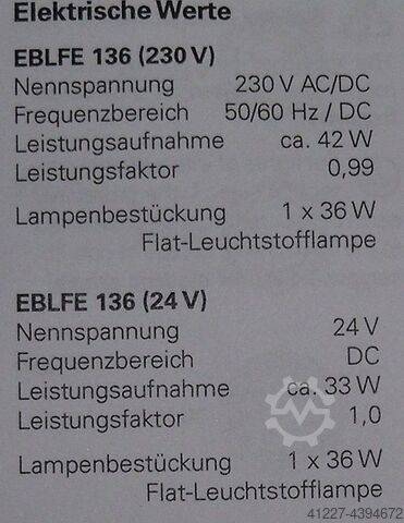 Machine recessed light Waldmann EBLFE 136