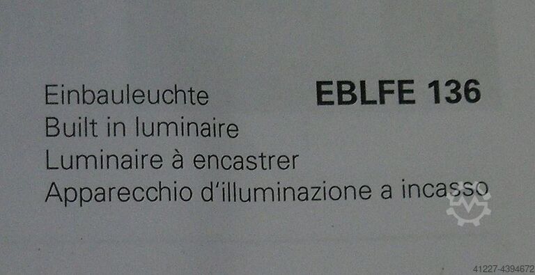 Machine recessed light Waldmann EBLFE 136