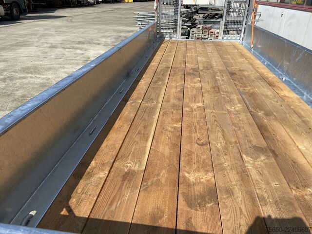 Low loader trailer Möslein TT 11-E 5,50 - 2  Tandemtieflader5,50 m x 2 m, Feuerverzinkt