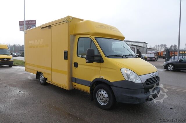 Transporter mit Koffer iveco Daily 35 S11 C30C AUTOMATIK KAMERA Regale LUFT DURCHGANG EURO-5 CoC