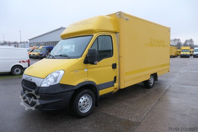 Transporter mit Koffer iveco Daily 35 S11 C30C AUTOMATIK KAMERA Regale LUFT DURCHGANG EURO-5 CoC