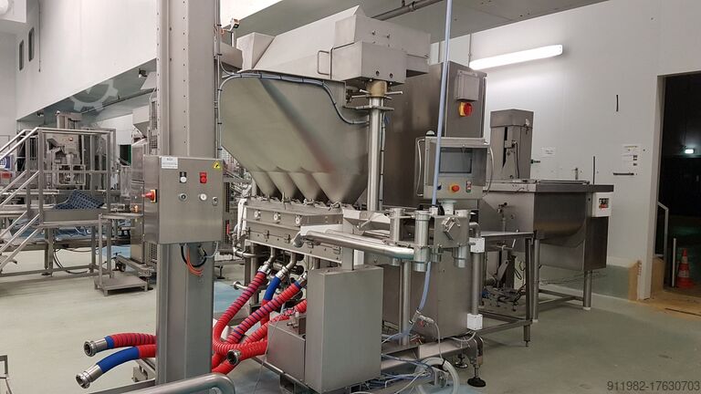 Meat processing machine Fillpack Doseuse Salade 4 Têtes
