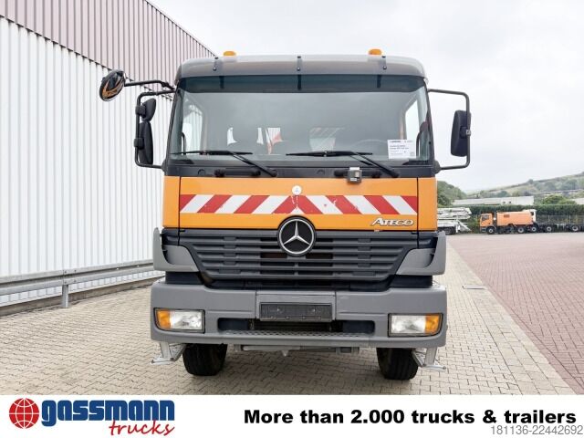Tipper truck Mercedes-Benz Atego 1823 AK 4x4, Kran Palfinger PK12.501, Bj.