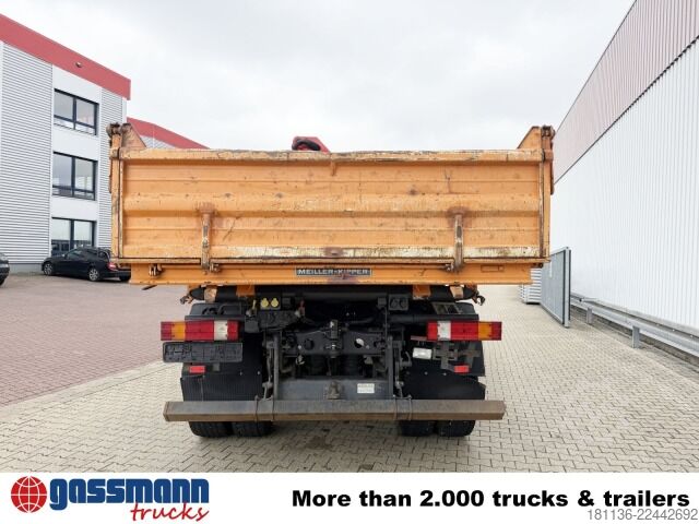 Tipper truck Mercedes-Benz Atego 1823 AK 4x4, Kran Palfinger PK12.501, Bj.