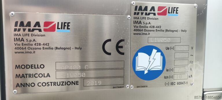 Labeling equipment IMA AP400